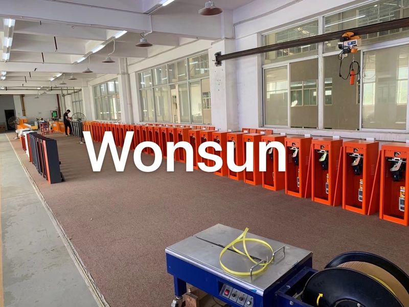 Shenzhen Wonsun Machinery & Electrical Technology Co. Ltd productielijn van de fabrikant