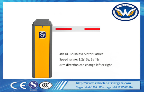 Van de de Boombarrière van de antineerstortingsveiligheid de Automatische Macht van de de Poortgelijkstroom Brushless Motor 24V