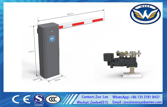 DC 24V Economisch Boom Intelligente Barrierepoort met instelbare snelheid 2.5s-6s DZ-2212