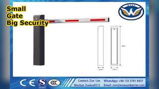 Kleine parkeerpoort ruimtebesparing